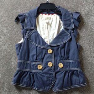 Adorable cropped vest from Anthro!